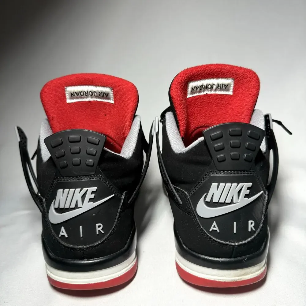 Size 8.5 - Nike Air Jordan 4 Retro OG Bred 2019 Men's Shoes